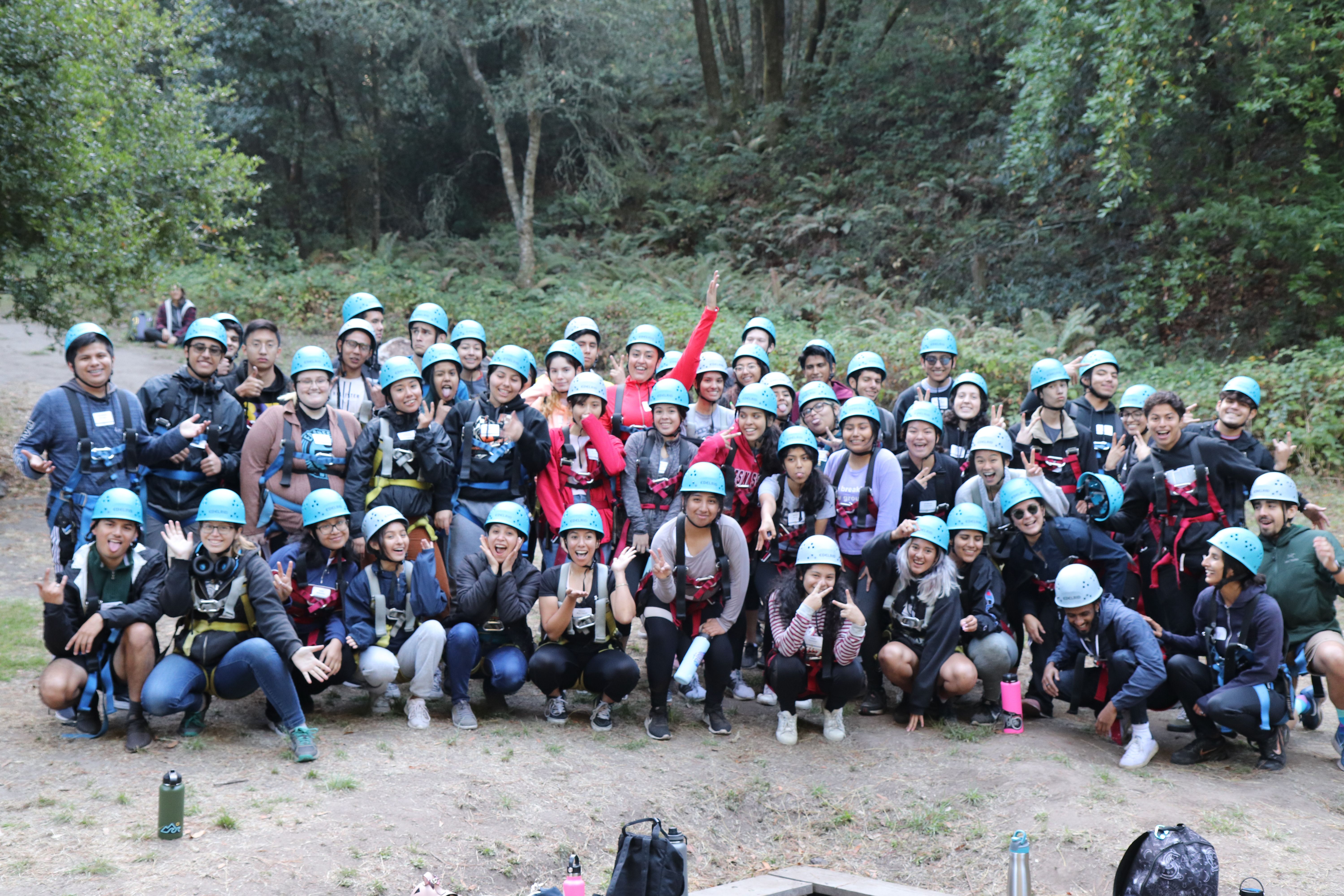 high rope experience group picture